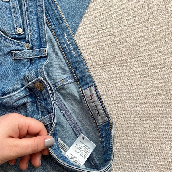 AG-ED mid rise size 26 washed skinny blue jeans - Picture 4 of 6
